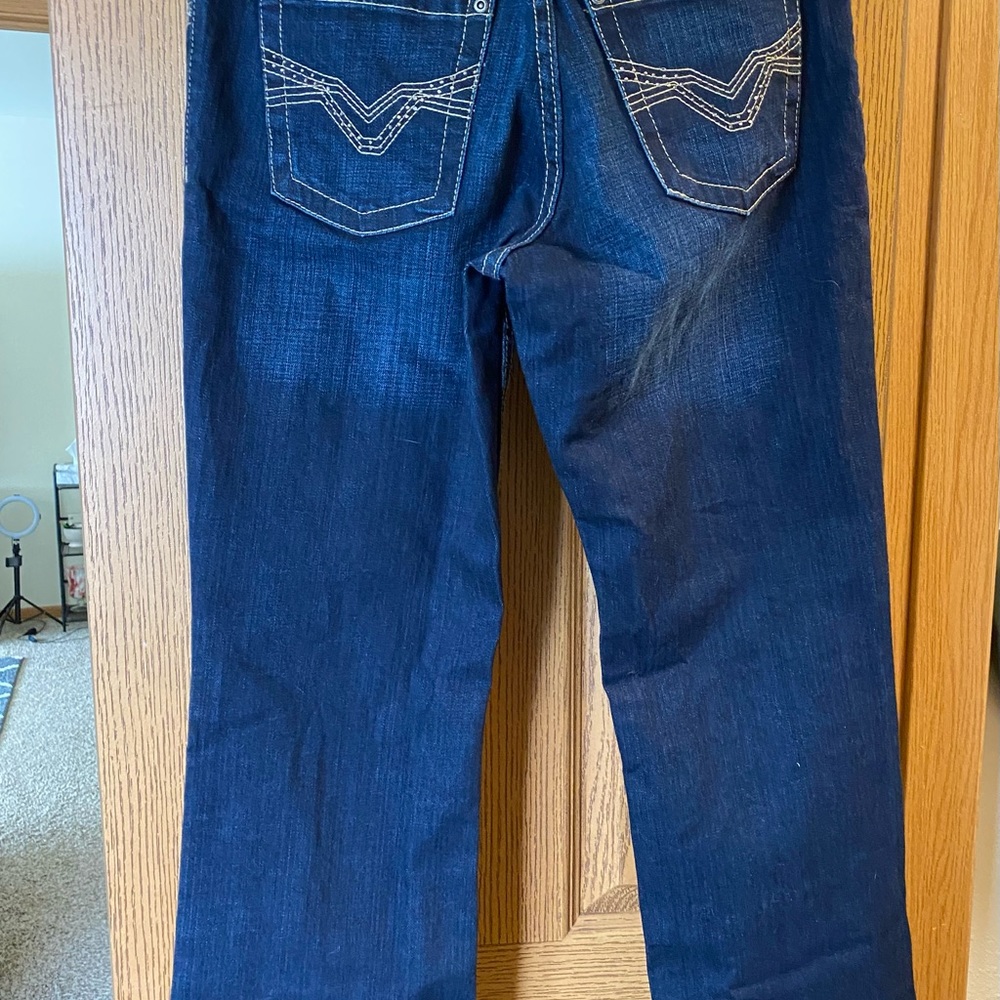 Dark denim bootcut Harley Davidson jeans